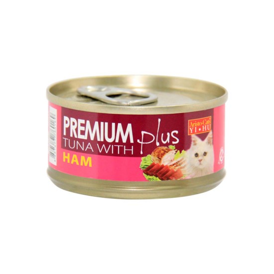 Cats of Kallang Aristo Cats Cat Canned Food Premium Plus Tuna with Ham 80g 1 ctn